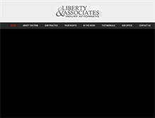 Tablet Screenshot of libertylawfirm.com